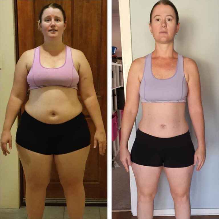 Resultado antes e depois Mounja Gotas