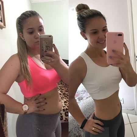 Resultado antes e depois Mounja Gotas