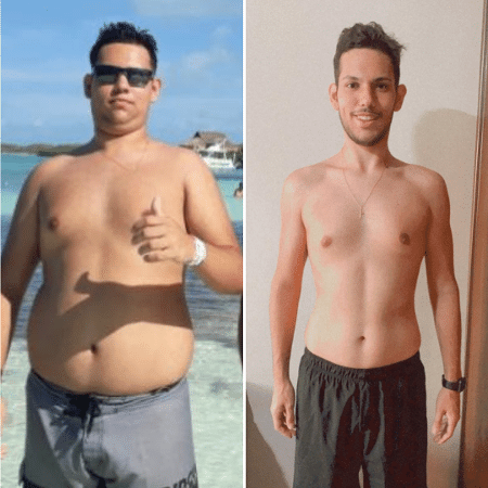 Resultado antes e depois Mounja Gotas